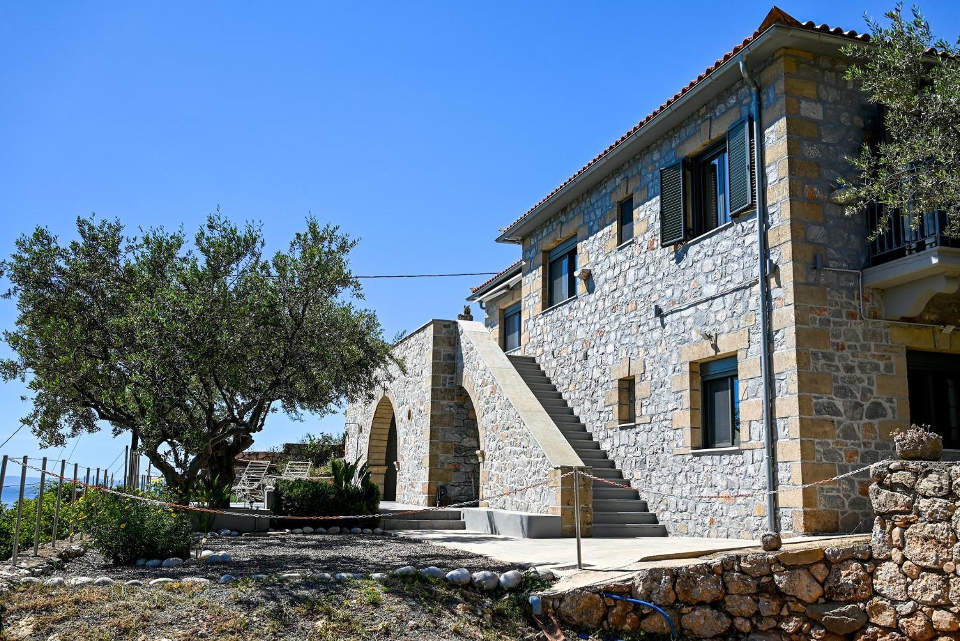 Athina'S Stone House In Kardamyli Vila Exterior foto